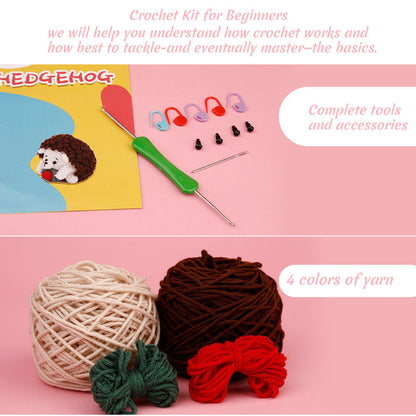Cute Hedgehog Handmade Knitting Material Kit