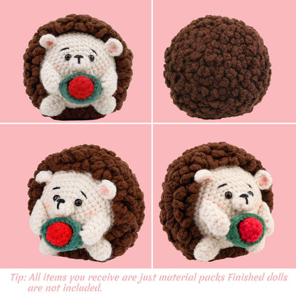 Cute Hedgehog Handmade Knitting Material Kit