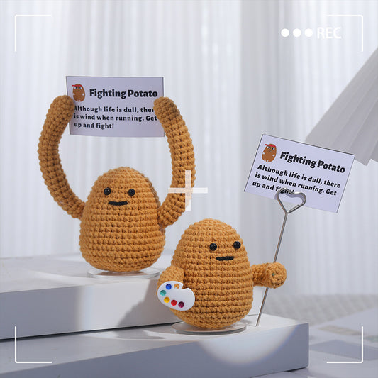 Sticky Note Potato Baby Hand Knitting Kit