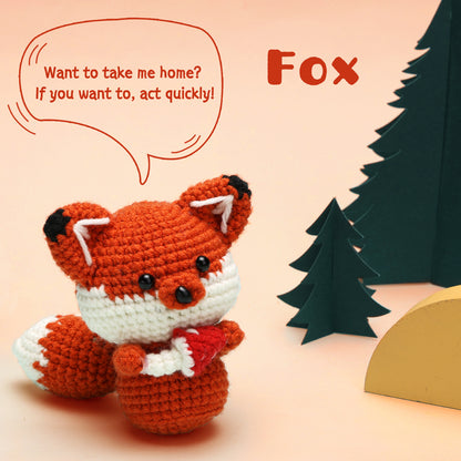 Fox Doll Handmade Knitting Material Kit