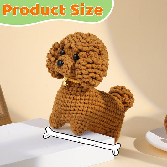 Teddy Puppy Hand Knitting Kit
