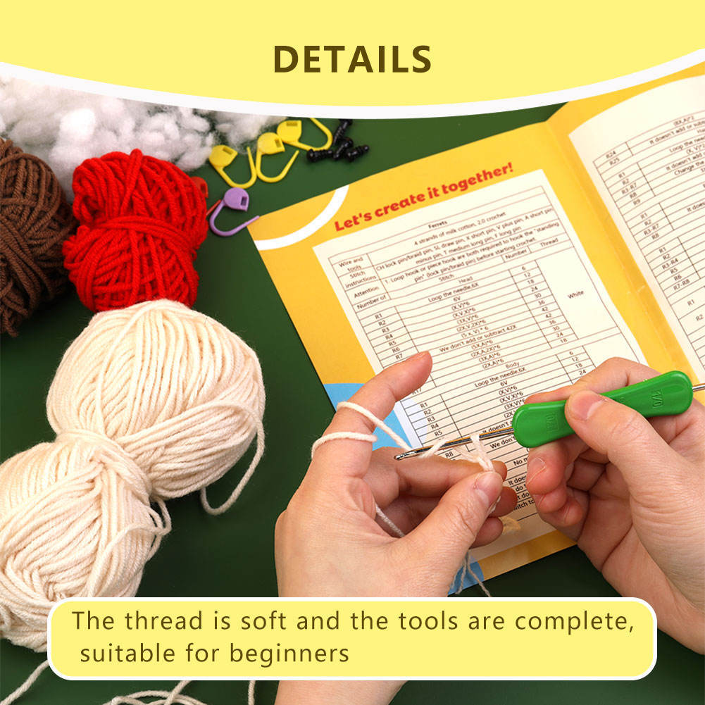 Fawn Doll Hand Knitting Kit